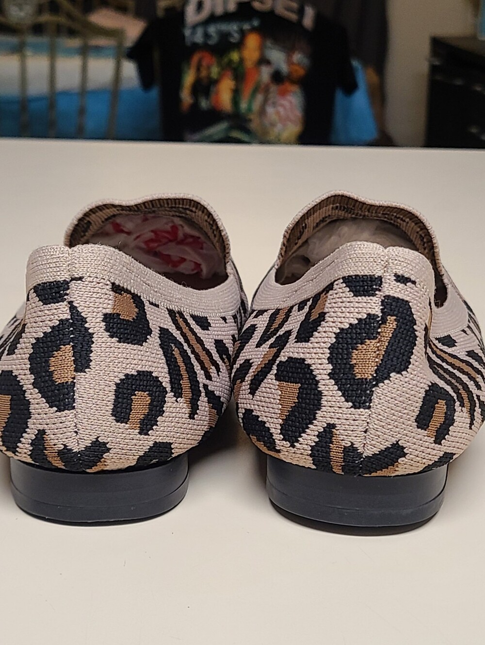 Torrid Leopard stretch knit ballet flats size 8WW - Picture 6 of 10